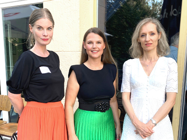 Anietta Kindelmann, Lisa Maria Otte, Corine Pelluchon auf dem Netzwerktreffen Interaktion Tierschutz Hamburg